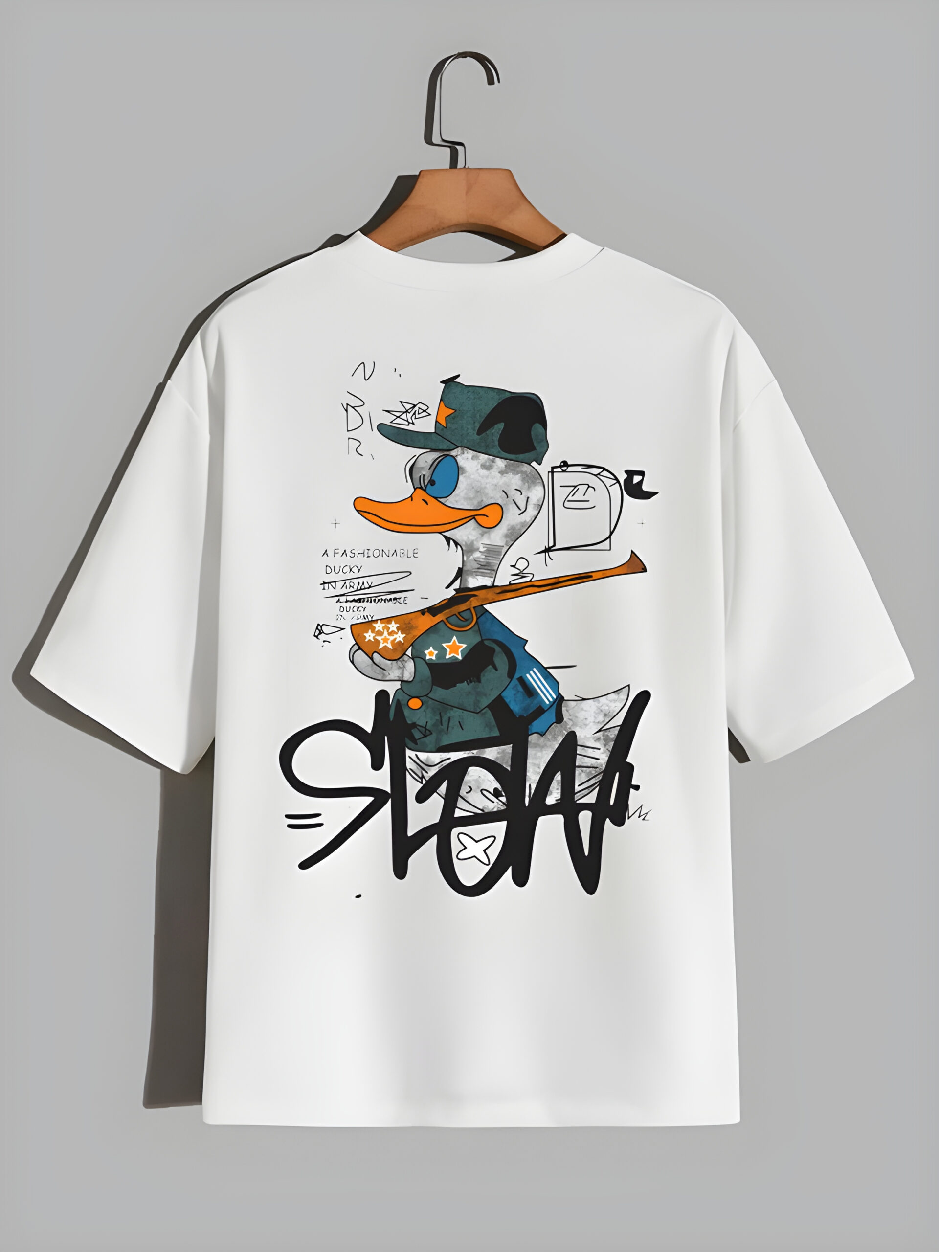 White printed t-shirt